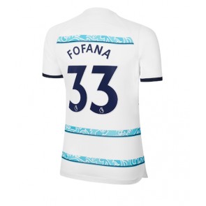 Chelsea Wesley Fofana #33 kläder Kvinnor 2022-23 Bortatröja Kortärmad